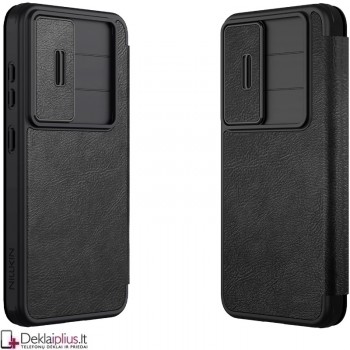 Nillkin Qin Pro odinis atverčiamas dėklas - juodas (Samsung Galaxy S25 Plus) Nillkin Qin Pro odinis atverčiamas dėklas - juodas (Samsung Galaxy S25 Plus)